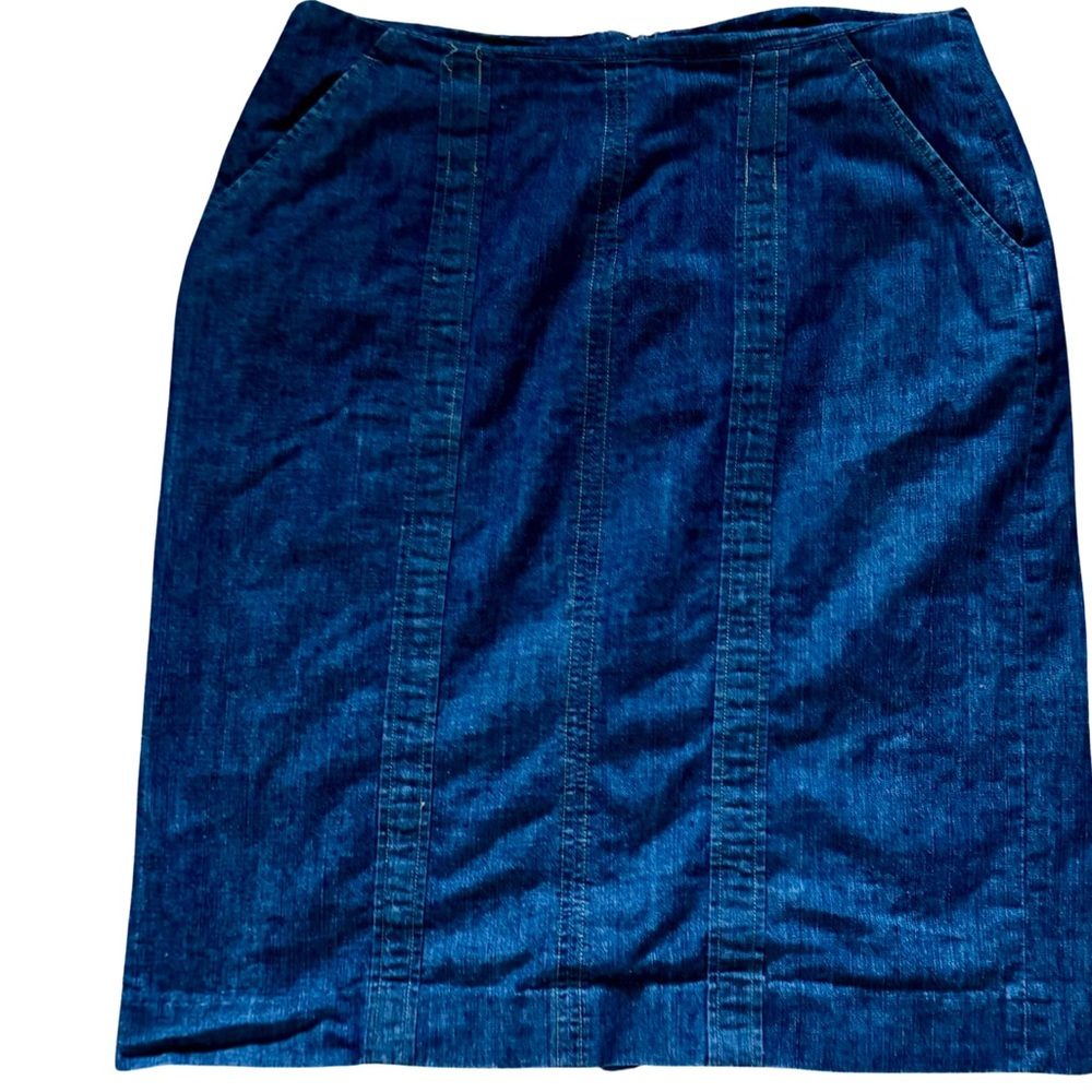 Denim Pencil Skirt Sz. Med